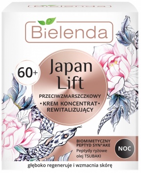 Krém JAPAN LIFT Revitalizačný pleťový krém proti vráskam 60+ noc 50ml