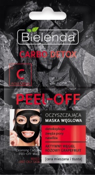 Pleťová maska CARBO DETOX detoxikačno - čistiaca pleťová maska 2x6g