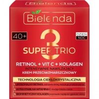 Krém  SUPER TRIO 3 Retinol + Vit. C + Kolagén hydratačný pleťový krém proti vráskam 40+ deň/noc 50ml